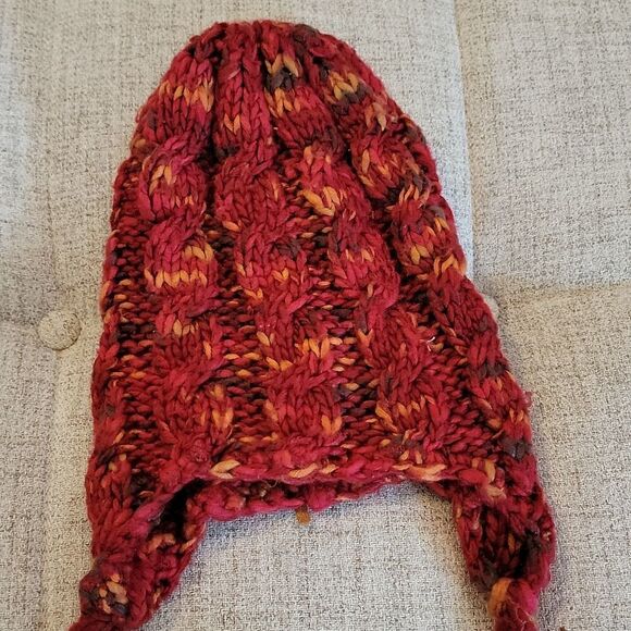 Fossil Red Beanie  - Picture 7 of 8